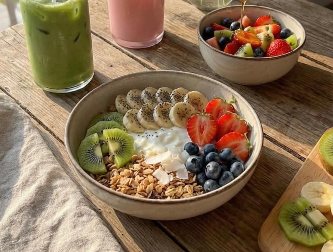 Food context capture for calorie tracker app TikTok slideshow